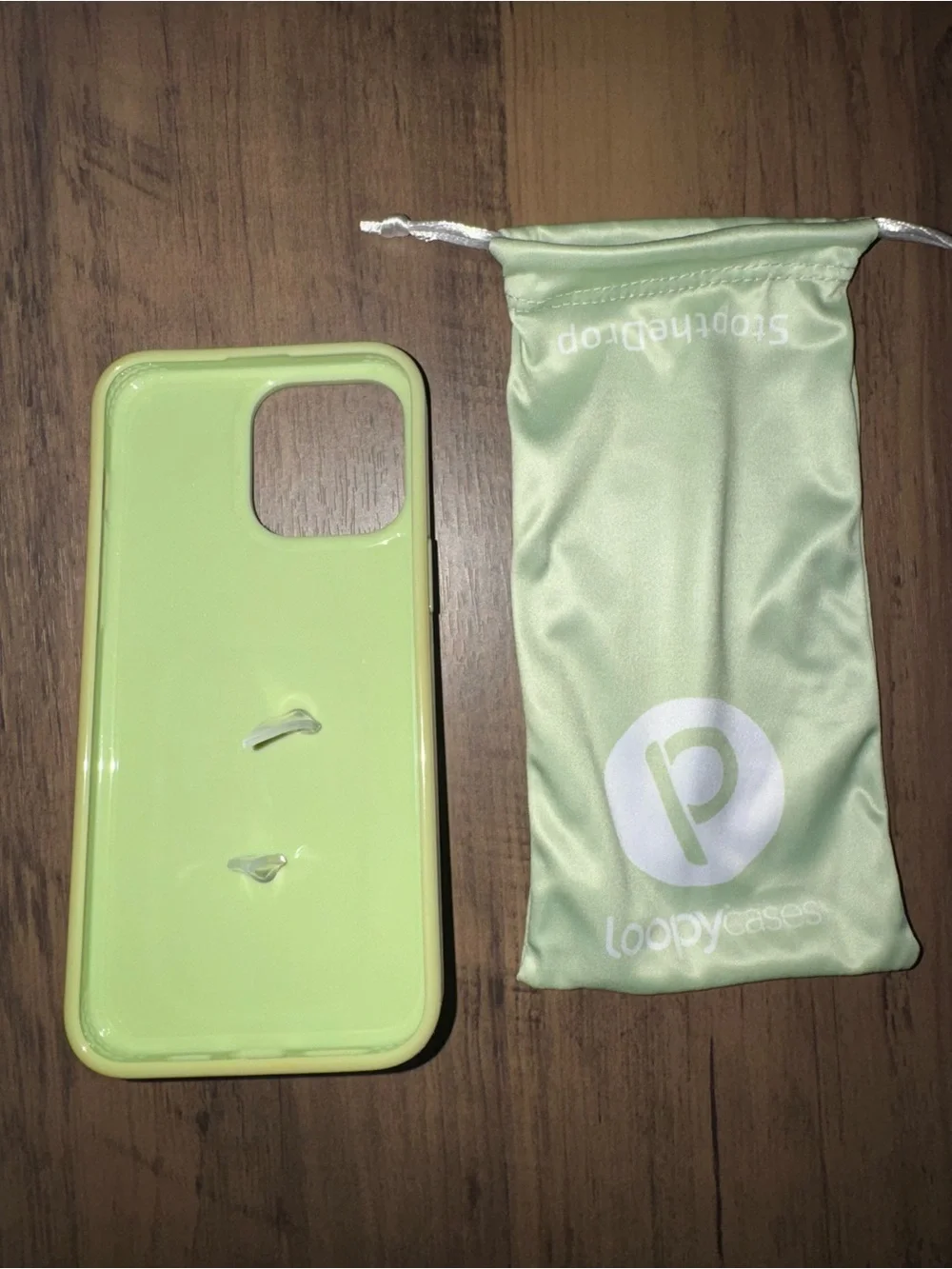 iPhone 15 pro max Loopy Case Mint Green iPhone Case with Hand Strap